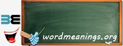 WordMeaning blackboard for n